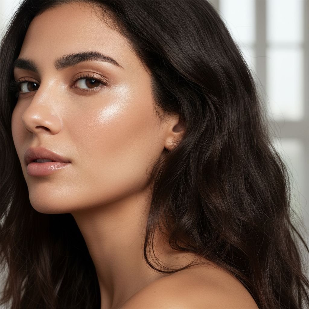 Peptide-infused lightweight hydrating moisturizer lotion for combination and oily skin with anti-aging benefits — view 4