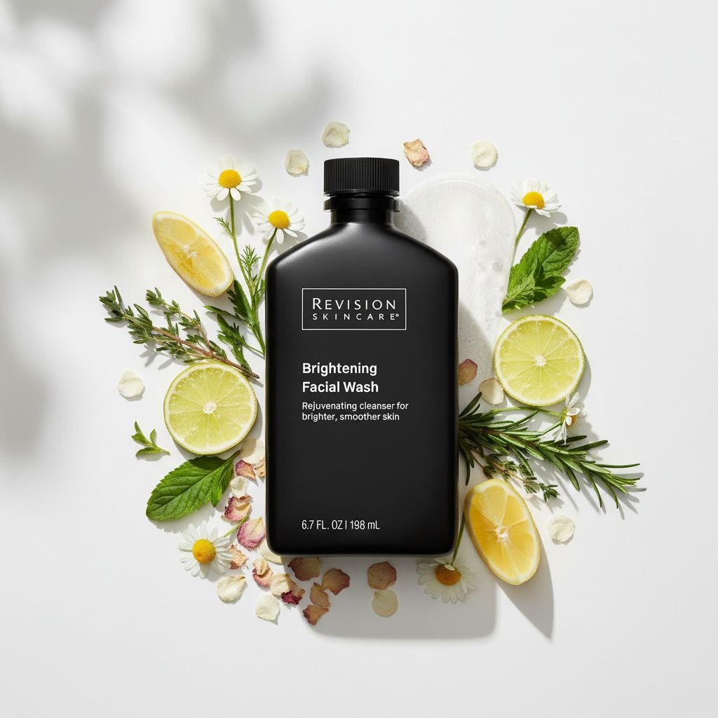 Vitamin C exfoliating facial cleanser with vitamin E, brightening face wash for dull skin — view 4