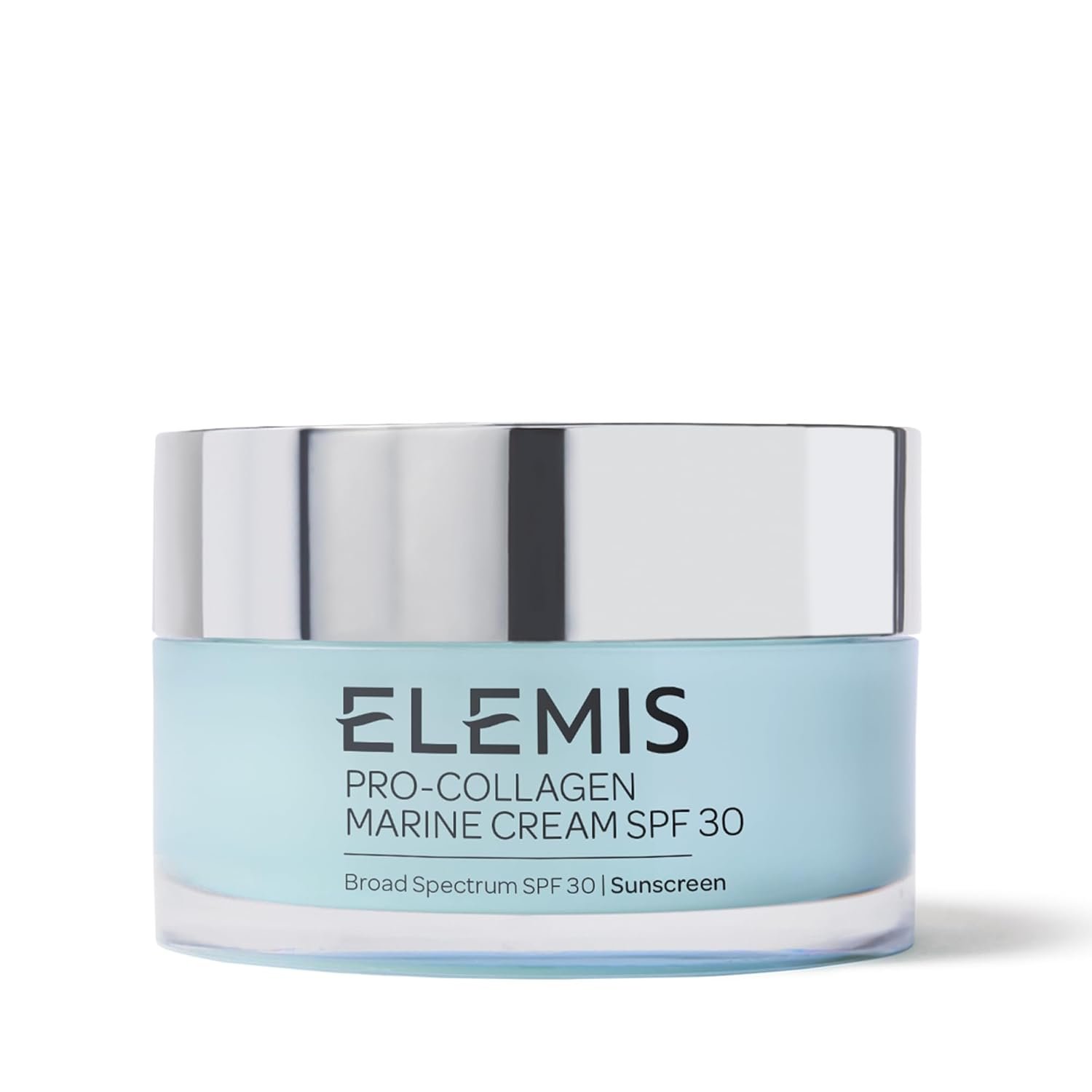 Marine Collagen anti-wrinkle moisturizer cream with SPF 30 for all skin types, lightweight daily facial protectant — front