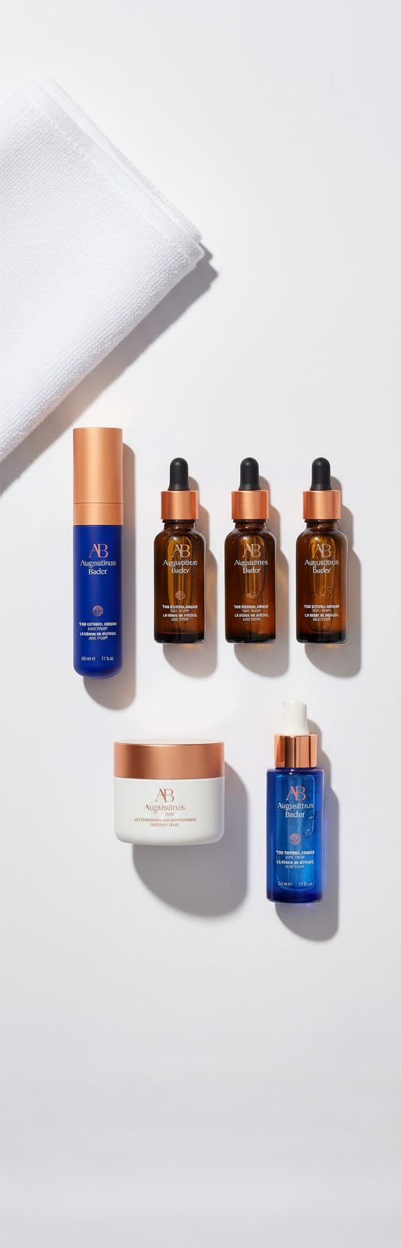 Retinol anti-aging serum bottle with dropper on neutral background, showing hydrating formula for fine lines and firmness — view 5a