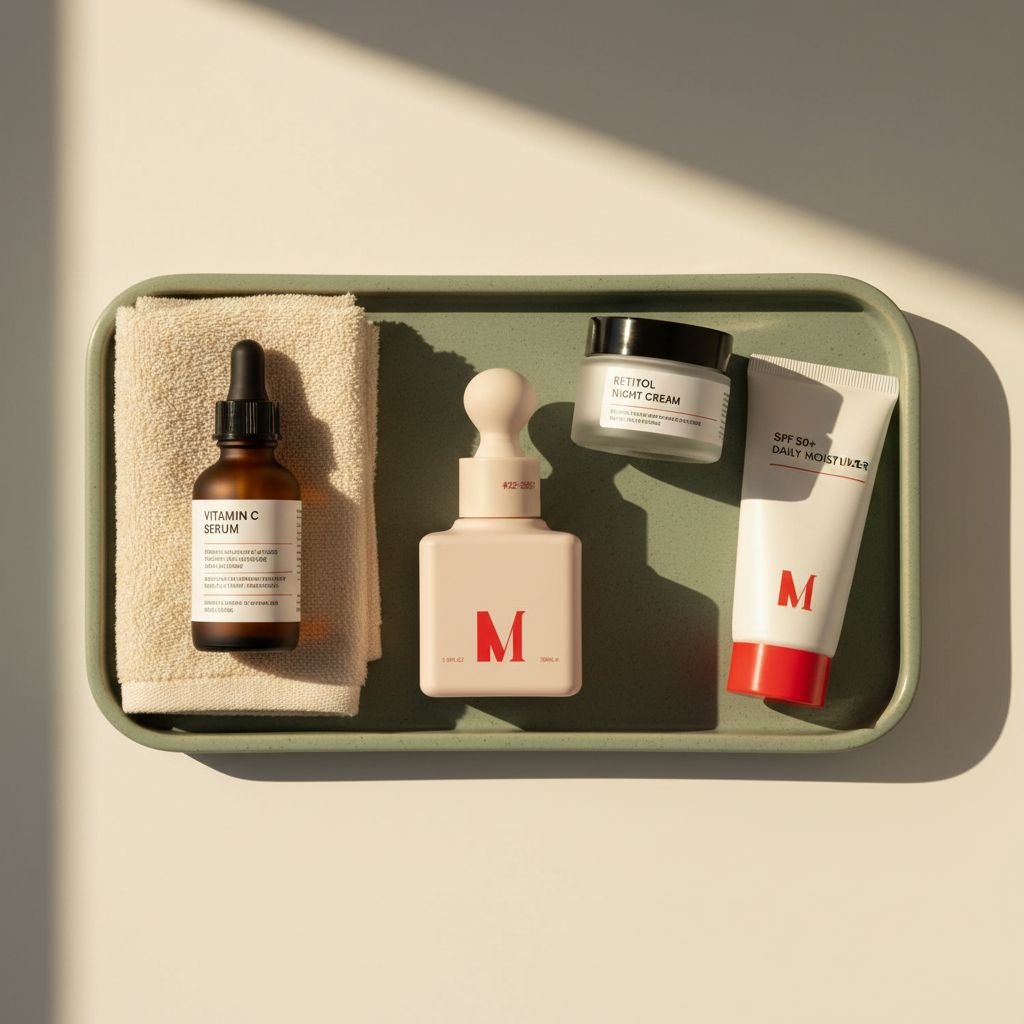 Peptide-infused anti-aging serum with hyaluronic acid in glass bottle, formulated for mature skin and fine line reduction — view 5a