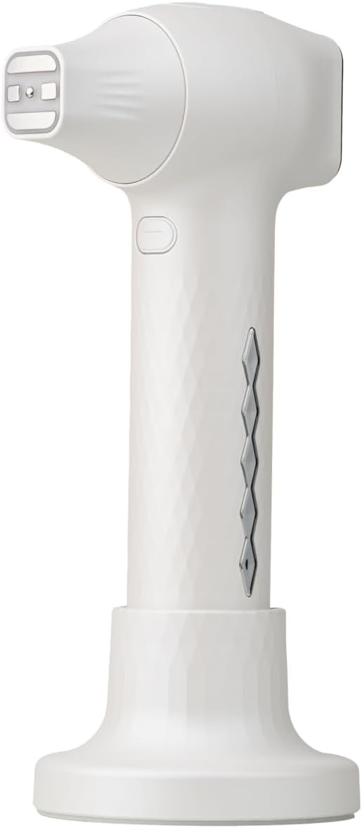 LED light therapy facial device with multiple light wavelengths for anti-aging and brightening, portable home beauty tool suitable for all skin types — view 1
